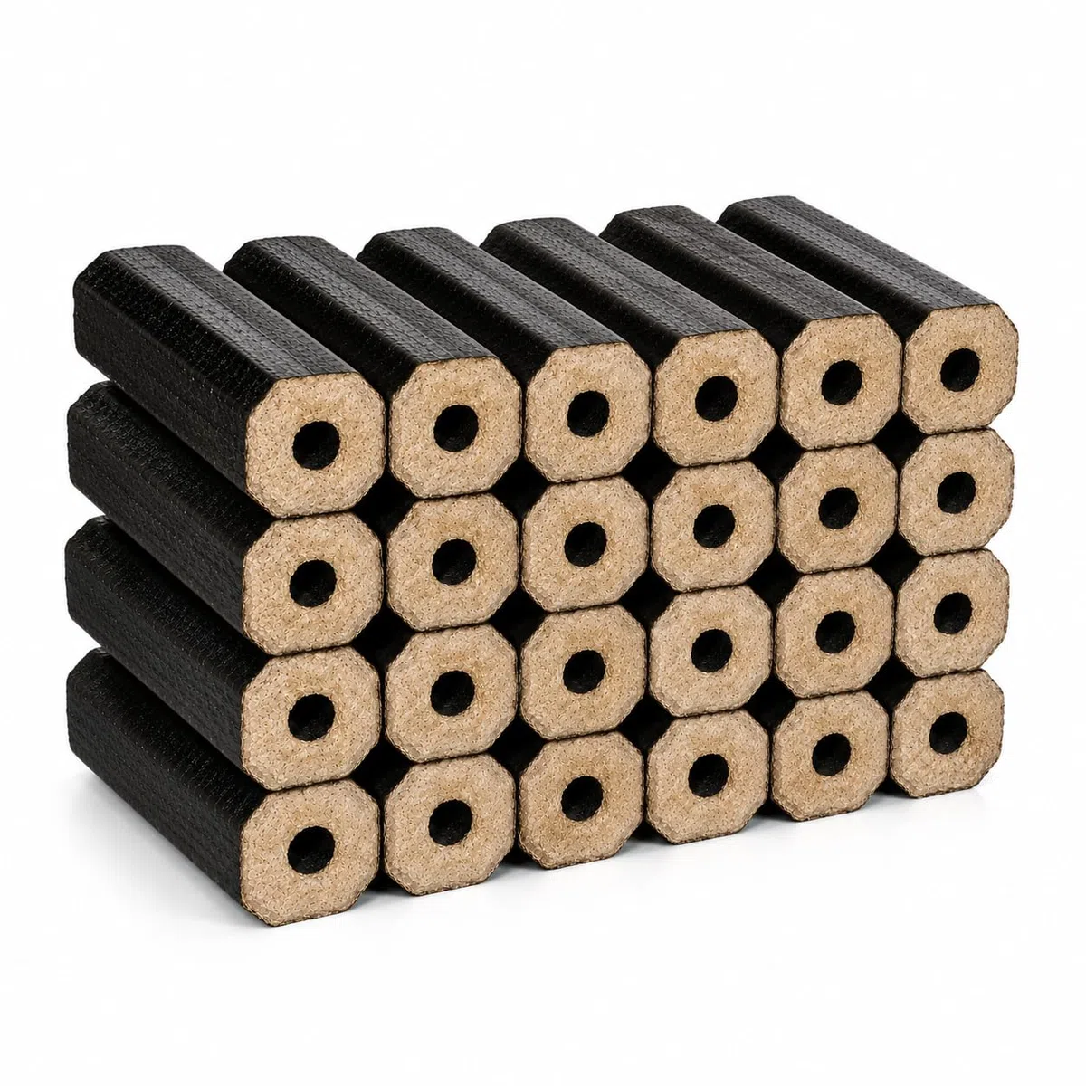 Hartholzbriketts PINI-Kay Holzbriketts Brennholz 20kg Briketts hoher Heizwert + GRATIS HLKauf Block