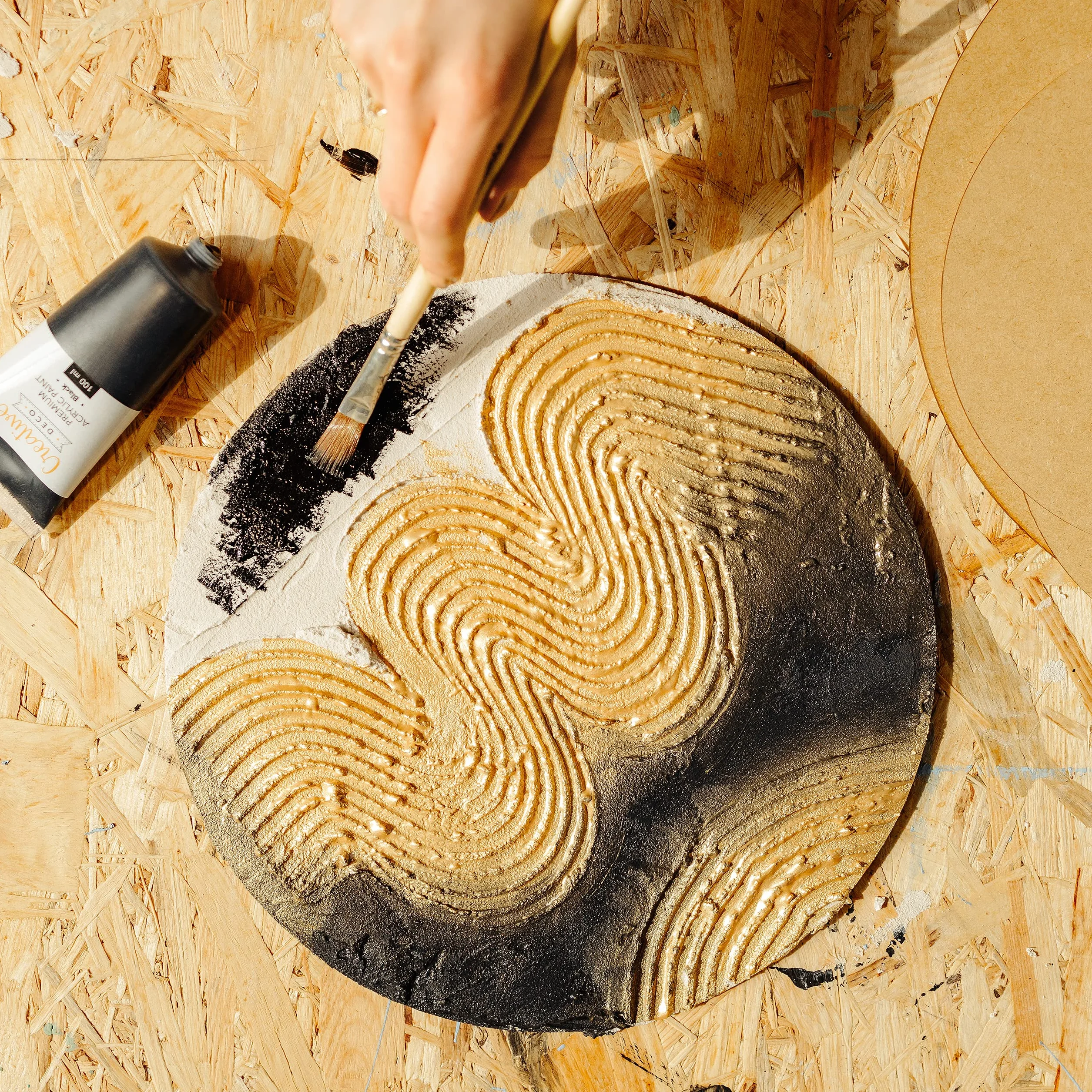 Creative Deco 10 Runde MDF Platten | 30 cm x 30 cm x 0,3 cm | Dünne Holz-platten | Perfekt für Laser, CNC Router, Modellierung, Durchbrochenes, Laubsäge