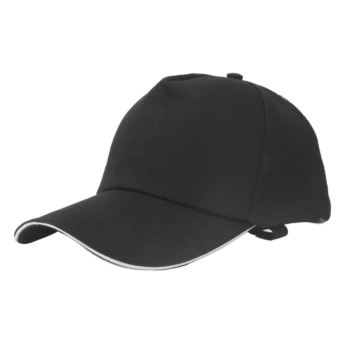 Sichere Anstoßkappe, Verstellbare Baseballmütze, ABS-Innenseite, Atmungsaktive Baumwolle, Leichte Arbeitsmütze, Schwarz, Gepolsterte Anstoßkappe, Industrielle Anstoßkappe