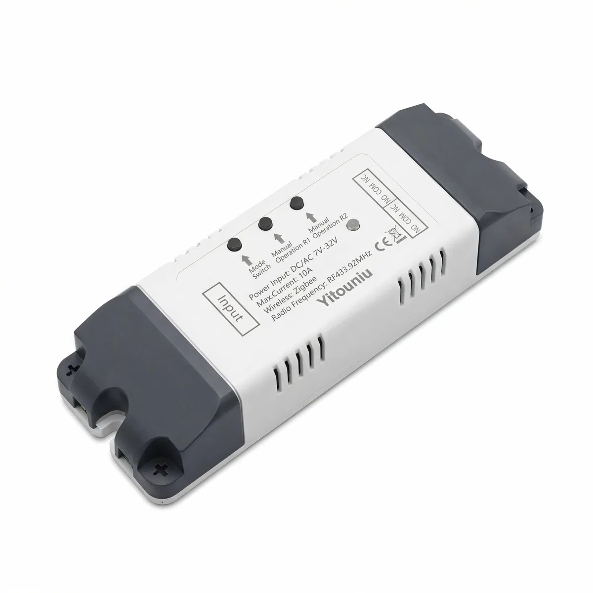 Zigbee 2-K DC 7-32V Relais Smart Switch Modul, APP Wireless Fernbedienung mit Sperrschalter-Modul, funktioniert mit Tuya Zigbee