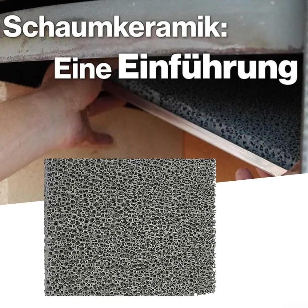 Feinstaubfilter für HARK Kamin - Rußfilterplatte 192x174x25mm kompatibel für HARK Modelle, Grau