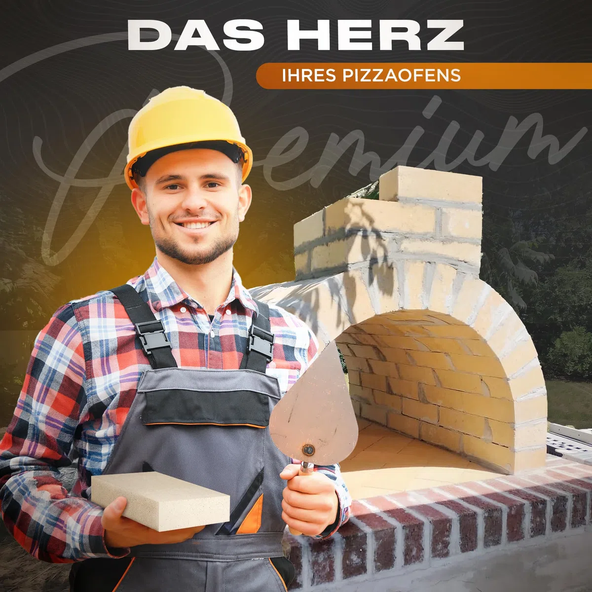 Pack 6 Schamottsteine 22 x 11 x 3 cm | Hergestellt aus Feuerfester Tonerde | Schamotteplatten Perfekte Feuerziegel für Kamine, Öfen und Grills