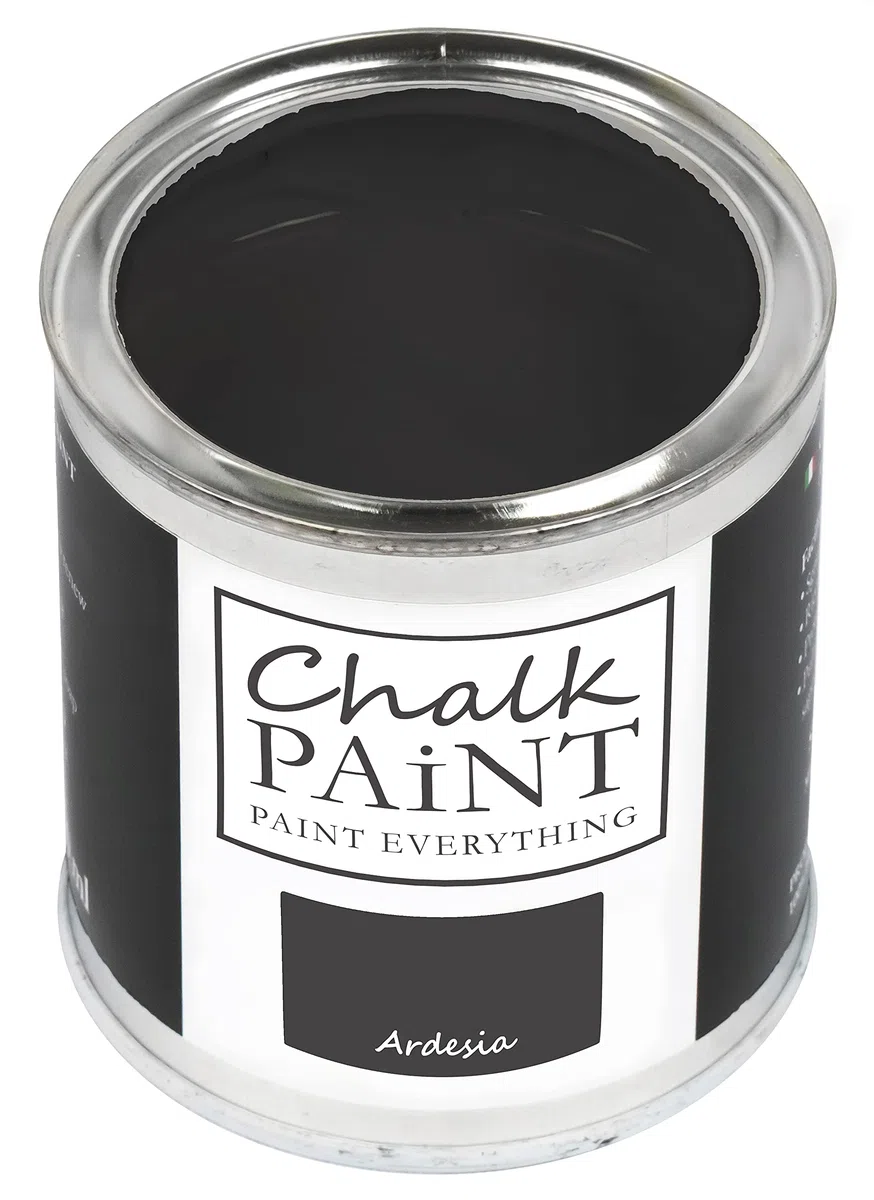 Chalk Paint Everything® Ardesia (Schiefergrau) - (750 ml) Wasserbasierte Kreidefarbe für Shabby-Chic-Möbel, Dekoration und Recycling-Projekte – Ungiftig, leicht anzuwenden