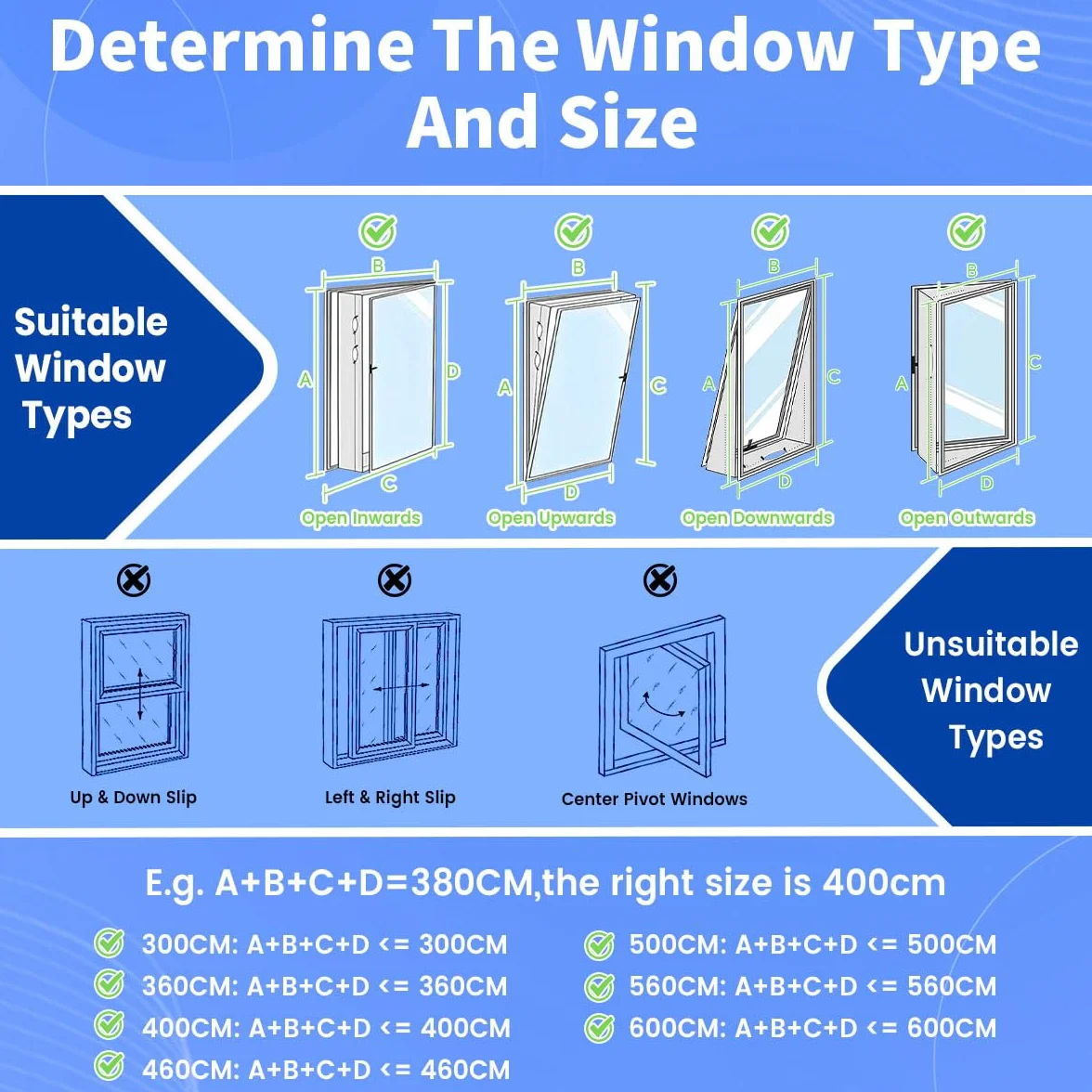 400CM(158") Fensterdichtung für mobile Klimaanlagen mit Reißverschluss und Klebeband,Hot Air Stop,Klimaanlage Fensterabdichtung für Wäschetrockner & Trockner,Halten Sie das Haus kühl