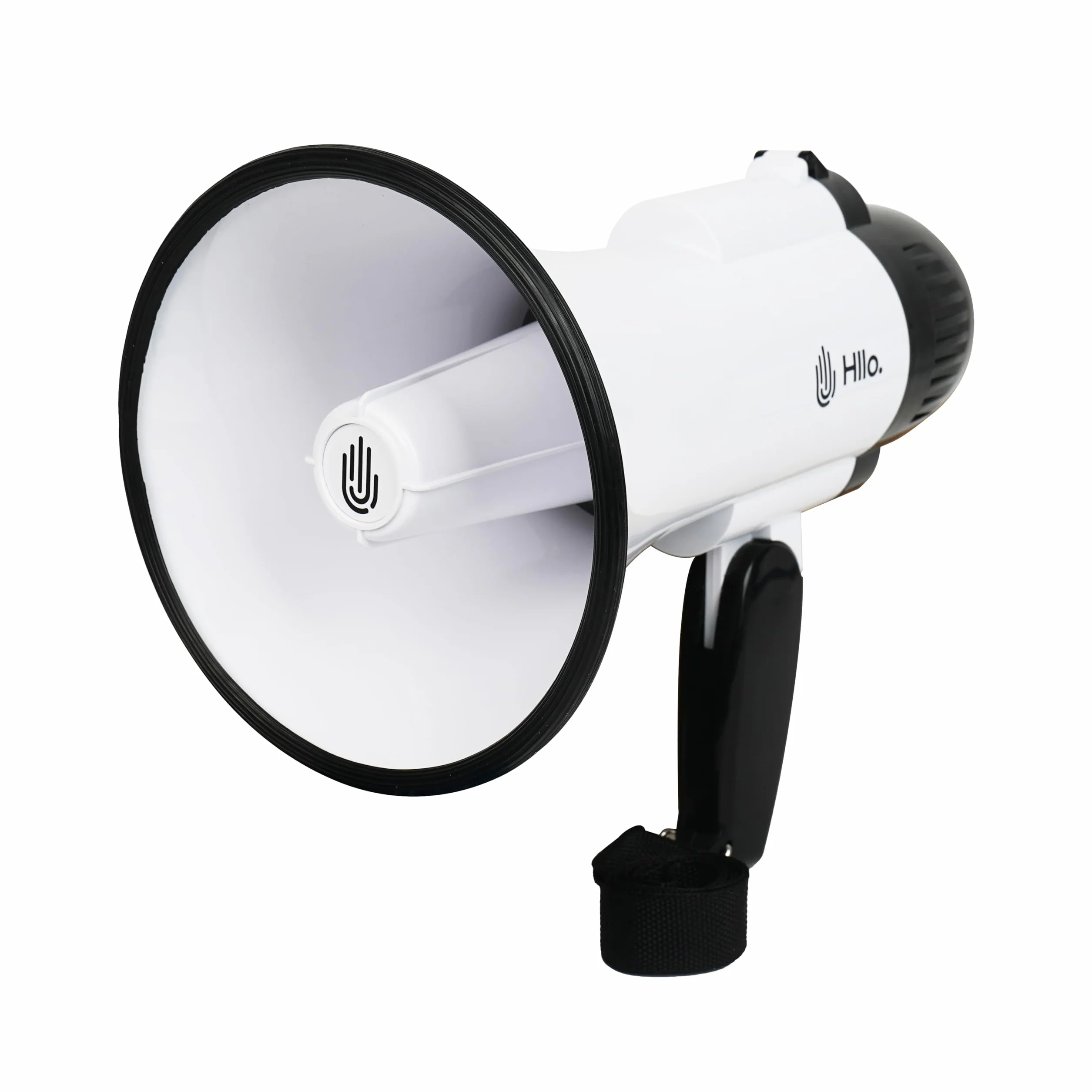 Mini Megaphon 108dB mit Sirene und Lautstärkeregelung, 200m Reichweite, Batteriebetrieb