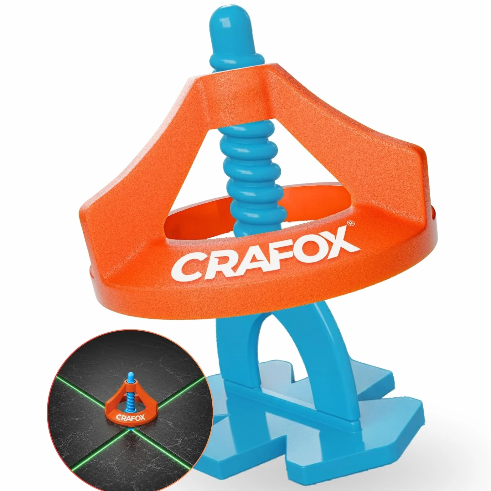 CRAFOX Fliesen Nivelliersystem 2mm – 150 Laschen & 100 Hauben – Perfekte Fugen ohne Versatz – Profi Fliesen Abstandshalter – Verlegehilfe Plan für Profi & Heimwerker - STARTER Set