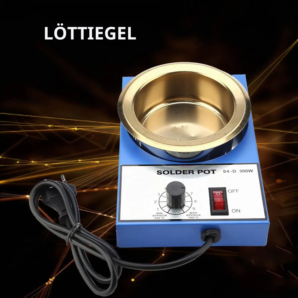 YWBL-WH Löttopf Entlötbad 300W 250W mit 1200g 800g Kapazität für Lötkolben Präzisionslöten industrielle Anwendung