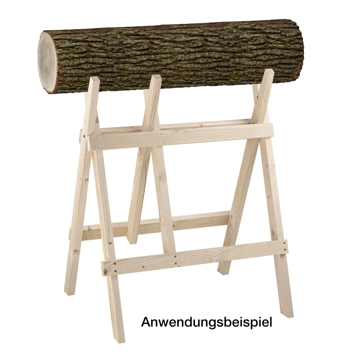 Sägebock für Kettensägen Holzbock Klappbar Arbeitsbock Holz Böcke Klappbock Sägehilfe