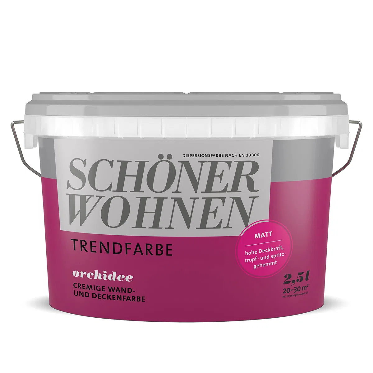 2,5 Liter Schöner Wohnen Trendfarbe "Orchidee" matt