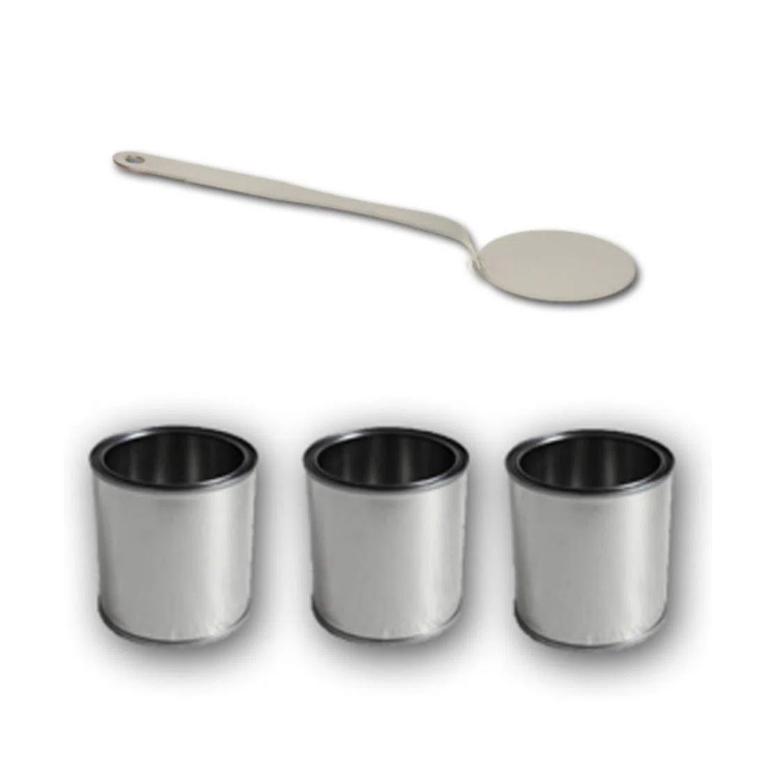 Zubehör-Set für Bio Ethanol/Gel Brennstoffdosen 0,25L + Deckel + Flammenlöscher
