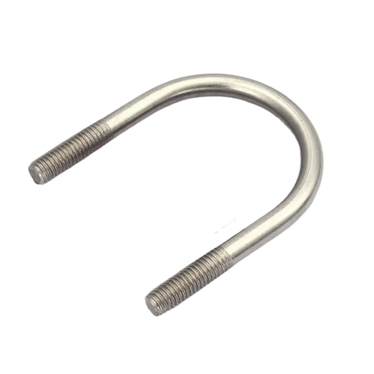 Generisch M8 metrische U-Bolzen aus Edelstahl 316, rund gebogen, U-Bolzen, U-Klemme, A4-70-Schrauben(M8X76mm-2pcs)