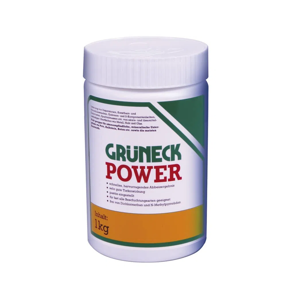 Abbeizer Grüneck Power 1kg, Farbentferner, Entlacker, Entschichter