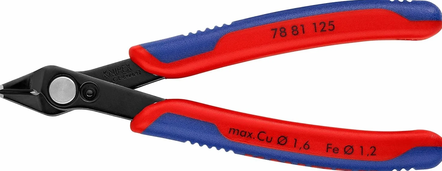 KNIPEX Electronic Super Knipsmit Mehrkomponenten-Hüllen 125 mm, 78 81 125