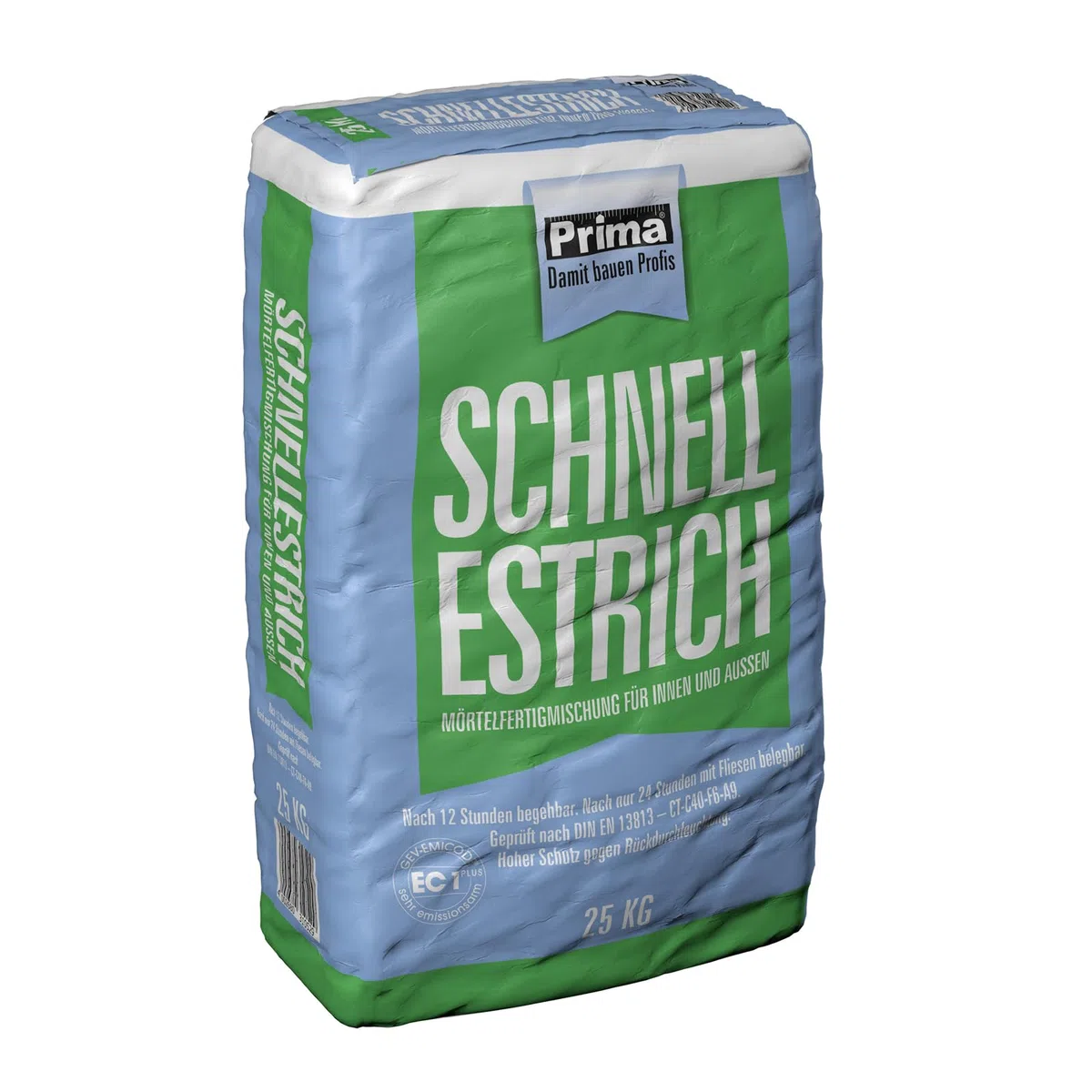 Generic Prima Schnellestrich für Innen- und Außenbereich 25Kg Sack (Einzelsack - 25 Kg)