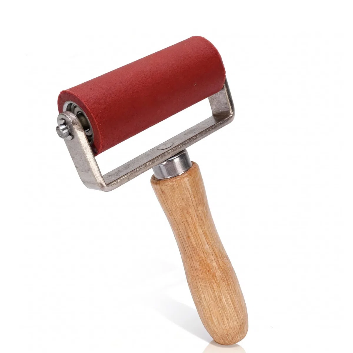 Silikon -Nahtrollen -Werkzeug, 260 ℃ Abnehmbares Doppel -Lager -Dachrollen -Werkzeug, Glättungsrollen -Tool für PVC/TPO/EPDM usw. - 32 Mm Durchmesser 80 Mm Breite