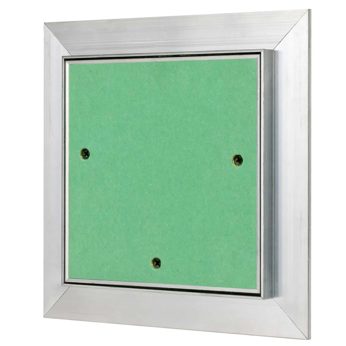 Revisionsklappe Trockenbau 150 x 150 mm – Revisionstür - Wartungsklappe mit 12,5 mm imprägnierter GK-Einlage und Druckverschluss – aus korrosionsbeständigem Aluminium – befliesbar – MW multi werkzeug