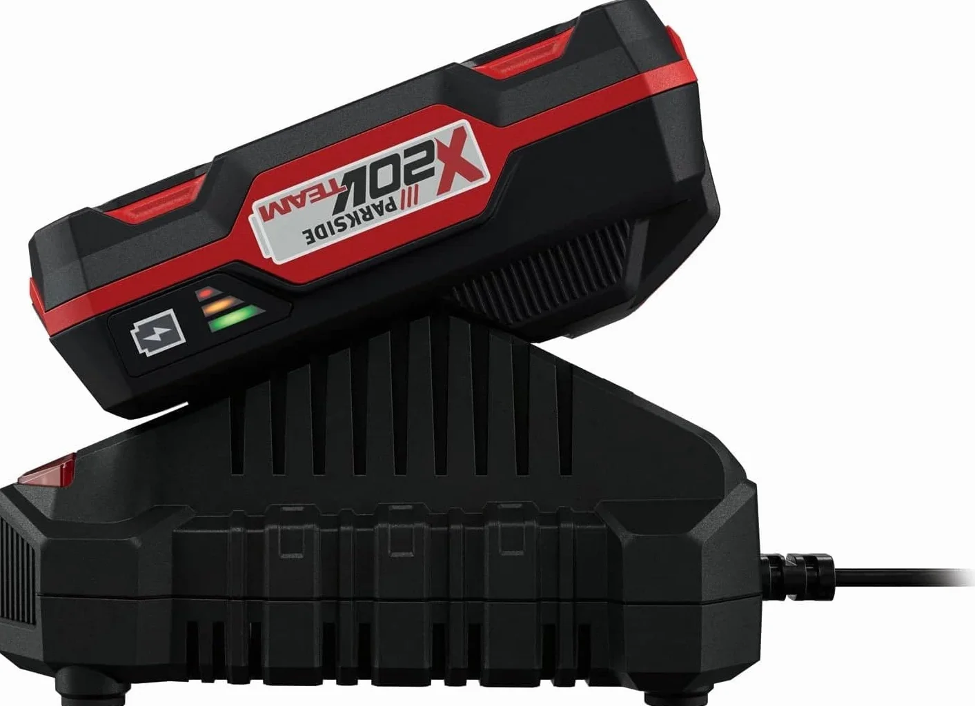Parkside Wiederaufladbarer Akku 20 V 2 Ah PAP 20 B1 + Ladegerät PLG 20 C1 für alle Werkzeuge der Parkside X-20V Team-Serie