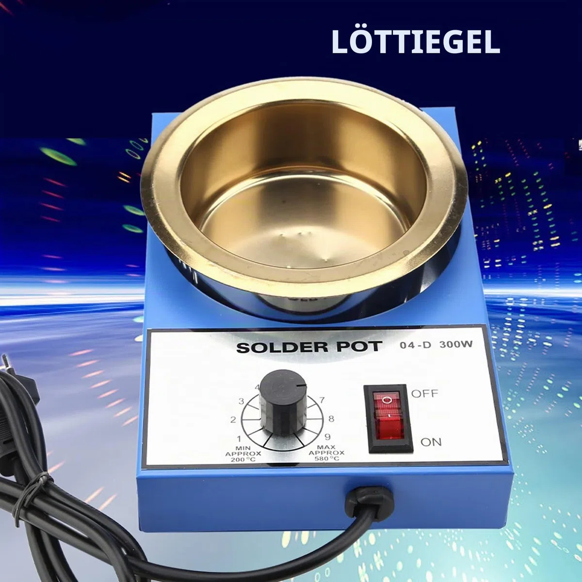 YWBL-WH Löttopf Entlötbad 300W 250W mit 1200g 800g Kapazität für Lötkolben Präzisionslöten industrielle Anwendung