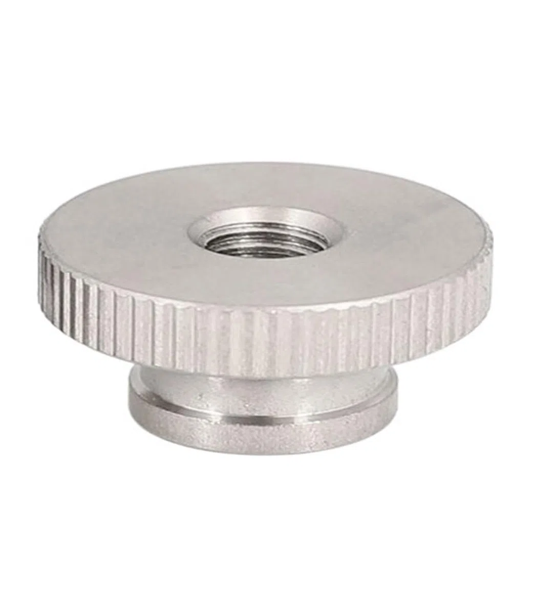Handdrehschraube M2/M2,5 / M3/M4/M5/M6 Rändelmutter mit hohem Kopf, 304 Edelstahl, Sackloch, Durchgangsloch, dekorativer Nagel for Werbung (Farbe: Sackloch_M2, 5 Stück)(Through hole-M2.5 5PCS)