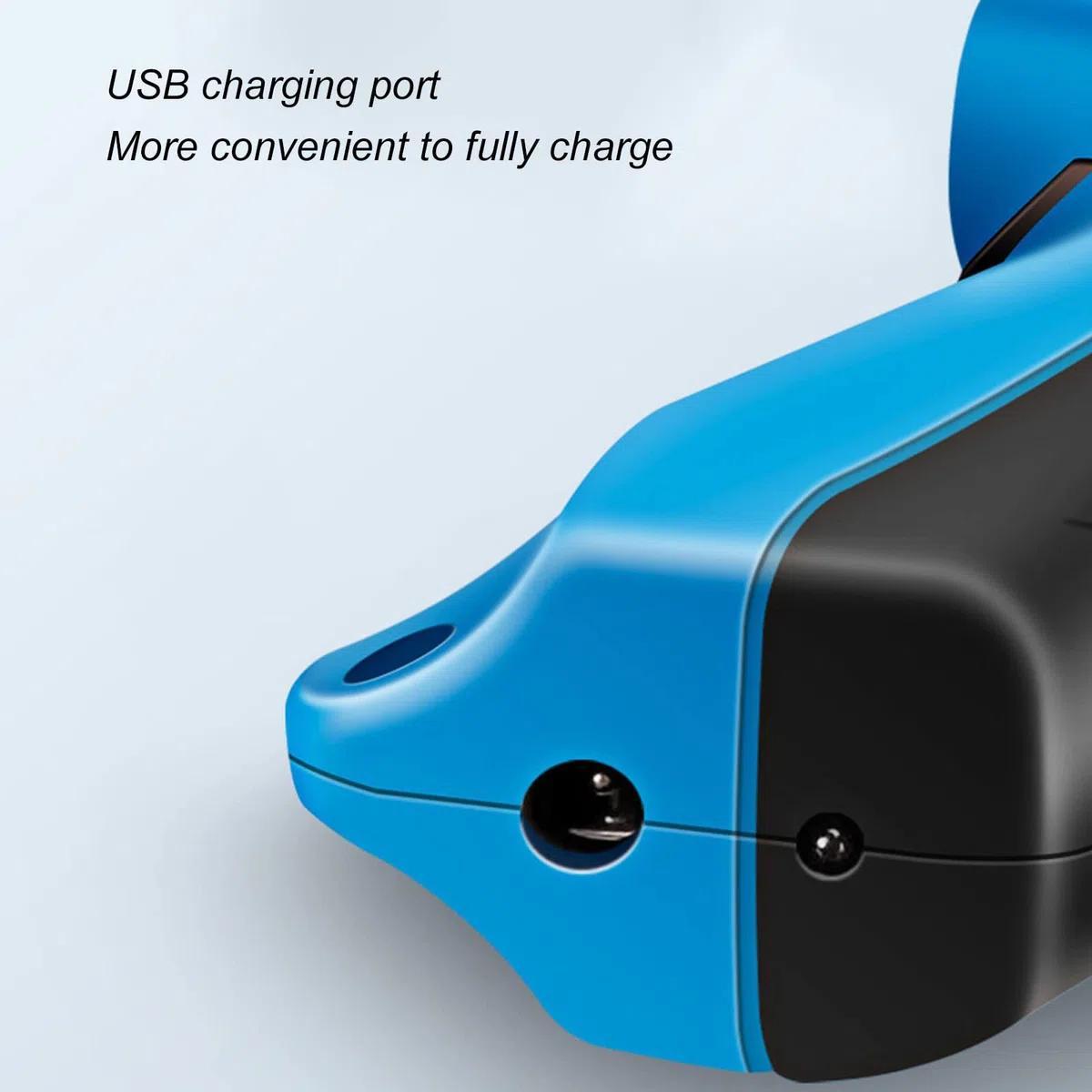 Elektrische Schere mit 2 Klingen, Kabellose, Wiederaufladbare USB-Schneidschere Zum Schneiden von Stoff, Kunststoff-PVC