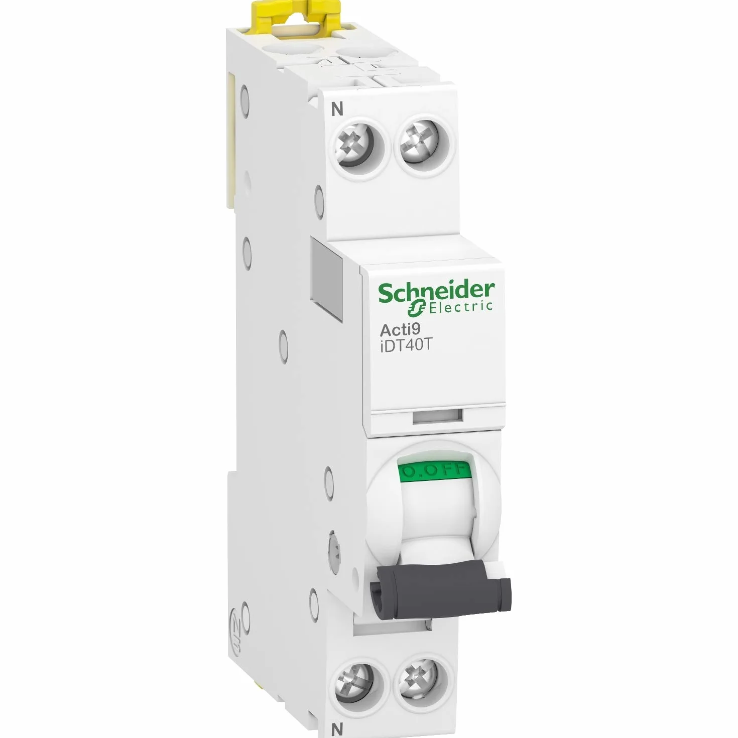 Schneider Electric Acti9 iDT40T MCB Leitungsschutzschalter Typ C, Pol 1P+N 16A 230V, Abschaltvermögen 6 kA Acti 9