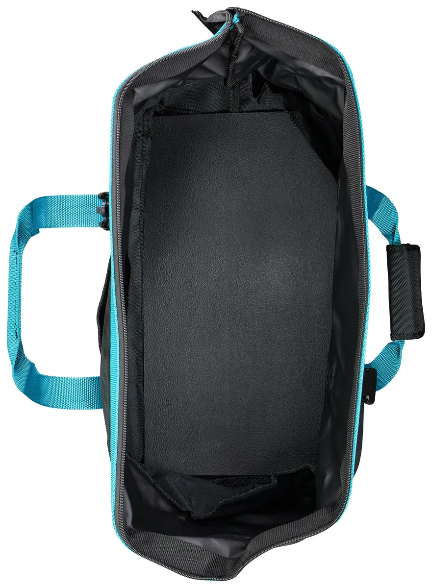 Makita E-02428 Transporttasche, mit Trageschlaufen und Schultergurt, Weite Öffnung, großes Innenfach, viele Außenfächer, 500 x 270 x 340 mm (LxBxH)