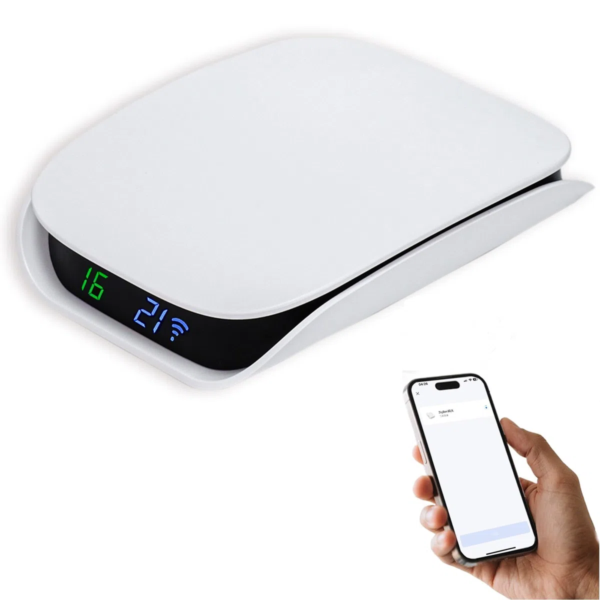 Tuya Zigbee Gateway Hub [Online-Geräten Anzeigemenge]Smart Bluetooth ZigBee Hub&Controller für Hausautomation Intelligenter Zigbee Gateway Bridge Kompatibel mit Alexa,Google Home,Smart Life,Weiß
