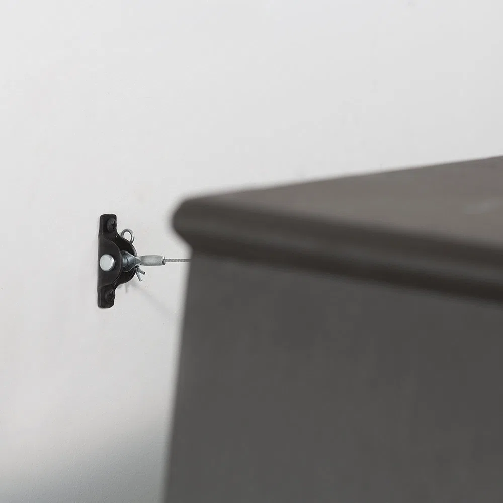 Hangman Kippschutz-Set gegen das Herunterfallen von Möbeln, aus Stahl (TK-400-2)