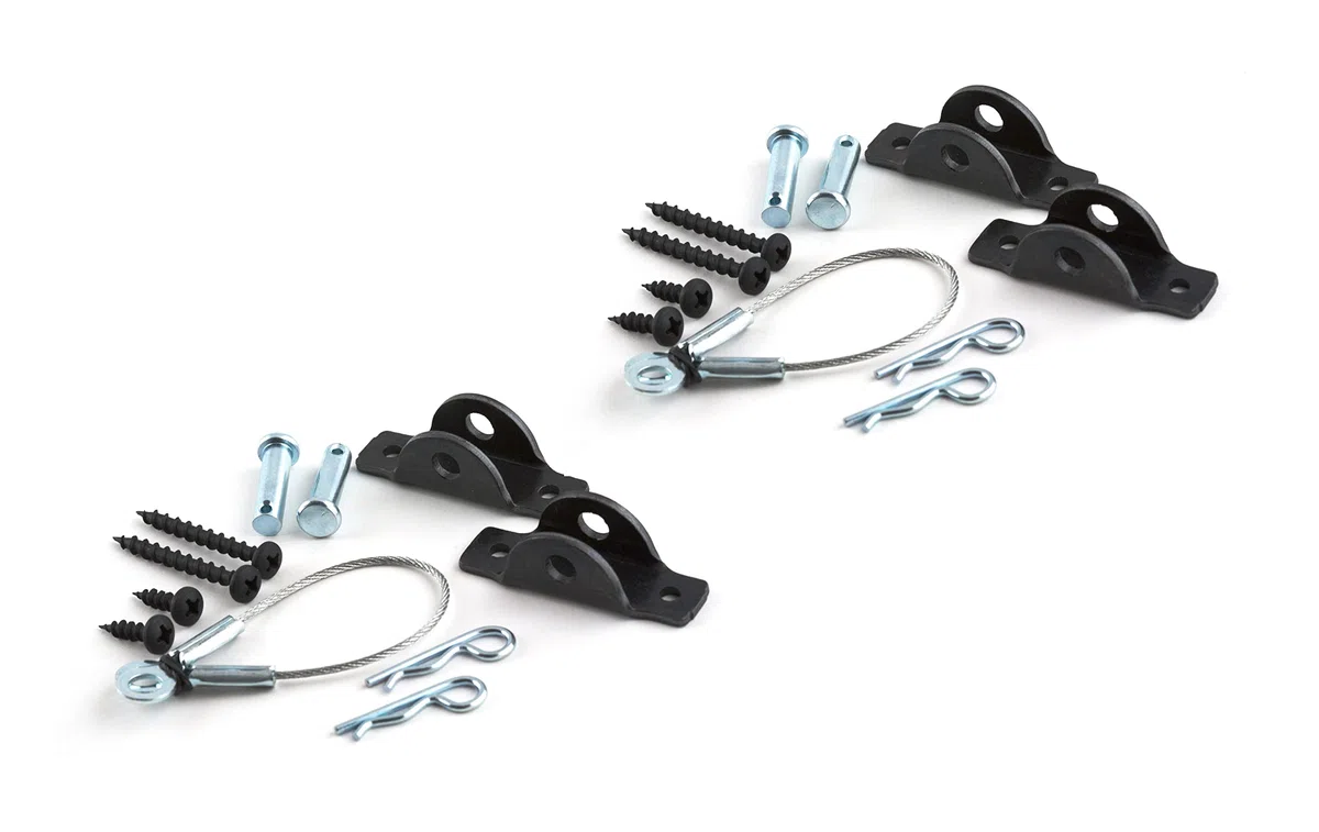 Hangman Kippschutz-Set gegen das Herunterfallen von Möbeln, aus Stahl (TK-400-2)