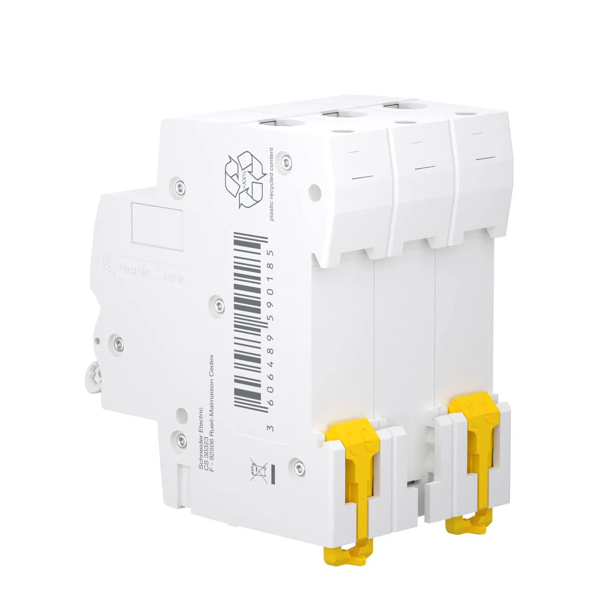 Schneider Electric Leitungsschutzschalter Resi9, 3-polig, 20A, B-Charakteristik, 6kA, Artikelnummer R9F23320