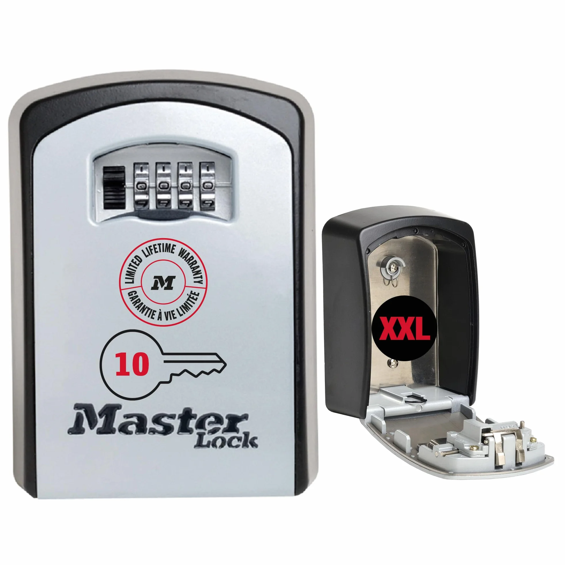 Master Lock Schlüsseltresor Extra Large, Wandhalterung, Aussen, 14.6 x 10.6 x 5.3 cm, Schlüsselsafe