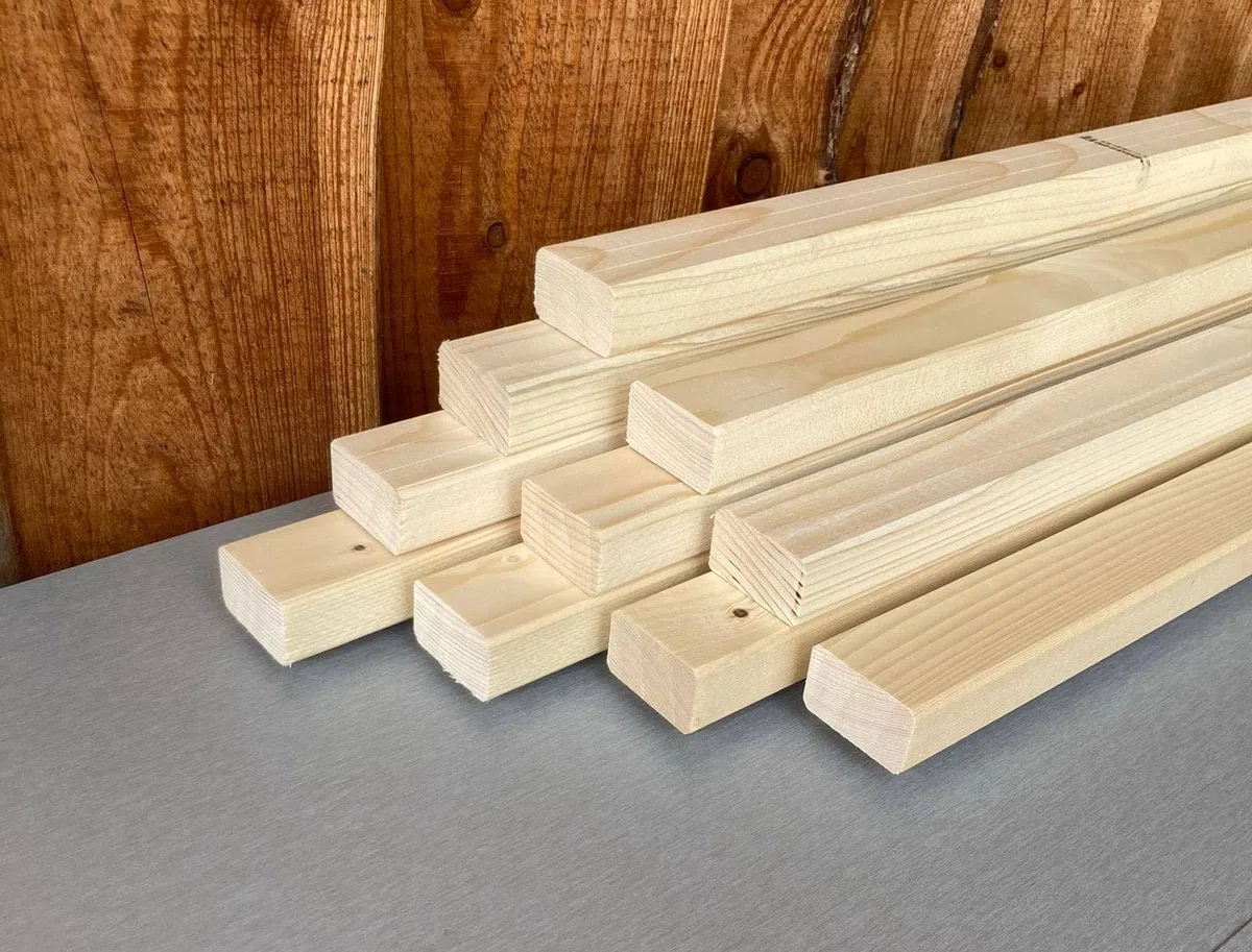 KVH Nsi 3 x 5 cm Fichte gehobelt Dachlatten Bauholz Konterlatte Holz 100 cm Länge (3 x 5 cm - 100 cm Länge - 10 Stück)