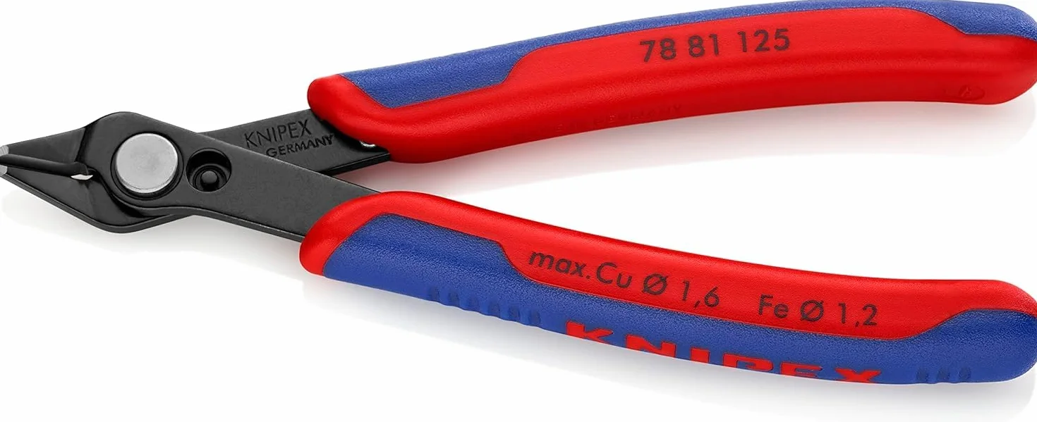 KNIPEX Electronic Super Knipsmit Mehrkomponenten-Hüllen 125 mm, 78 81 125