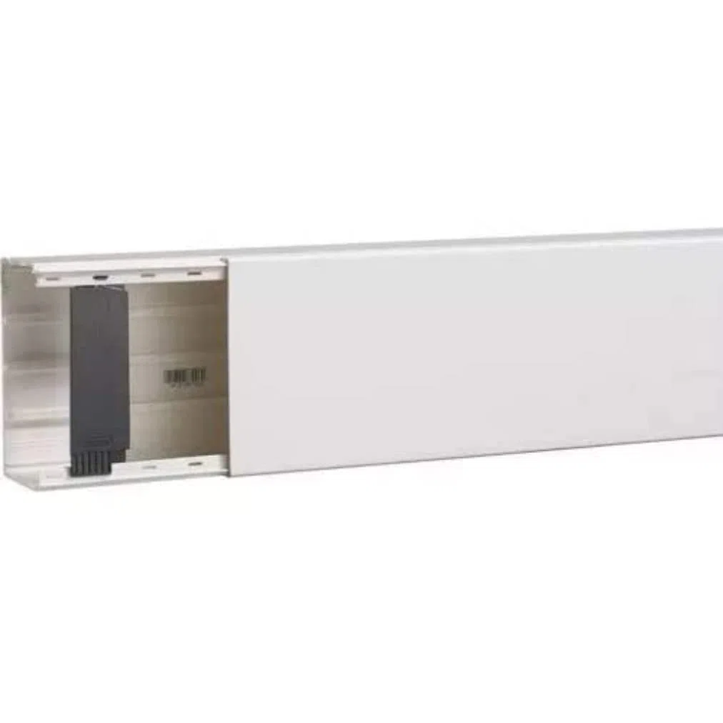 Hager Systeme LFF6011009010 Verteilerkanal LF, PVC, 60 x 110 mm, schneeweiß (RAL9010), 2000 mm Länge