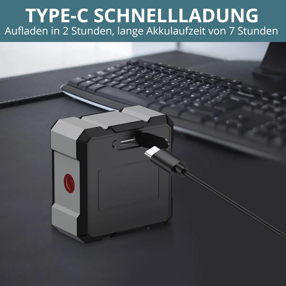 Digitaler Winkelmesser für Heimwerker & Schreiner - Bei Montage oder Fliesenarbeit präzise Winkel einstellen, IP54 wasserdicht, 4-seitig magnetisch, USB-C aufladbar - Hohe Kostenleistung