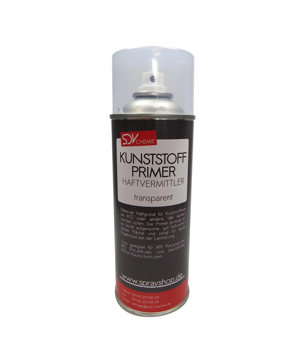 SDV Chemie Kunststoffprimer transparent 1x 400ml Haftgrund | Haftvermittler, Grundierung, Kunststoff, Plastic, Plastik