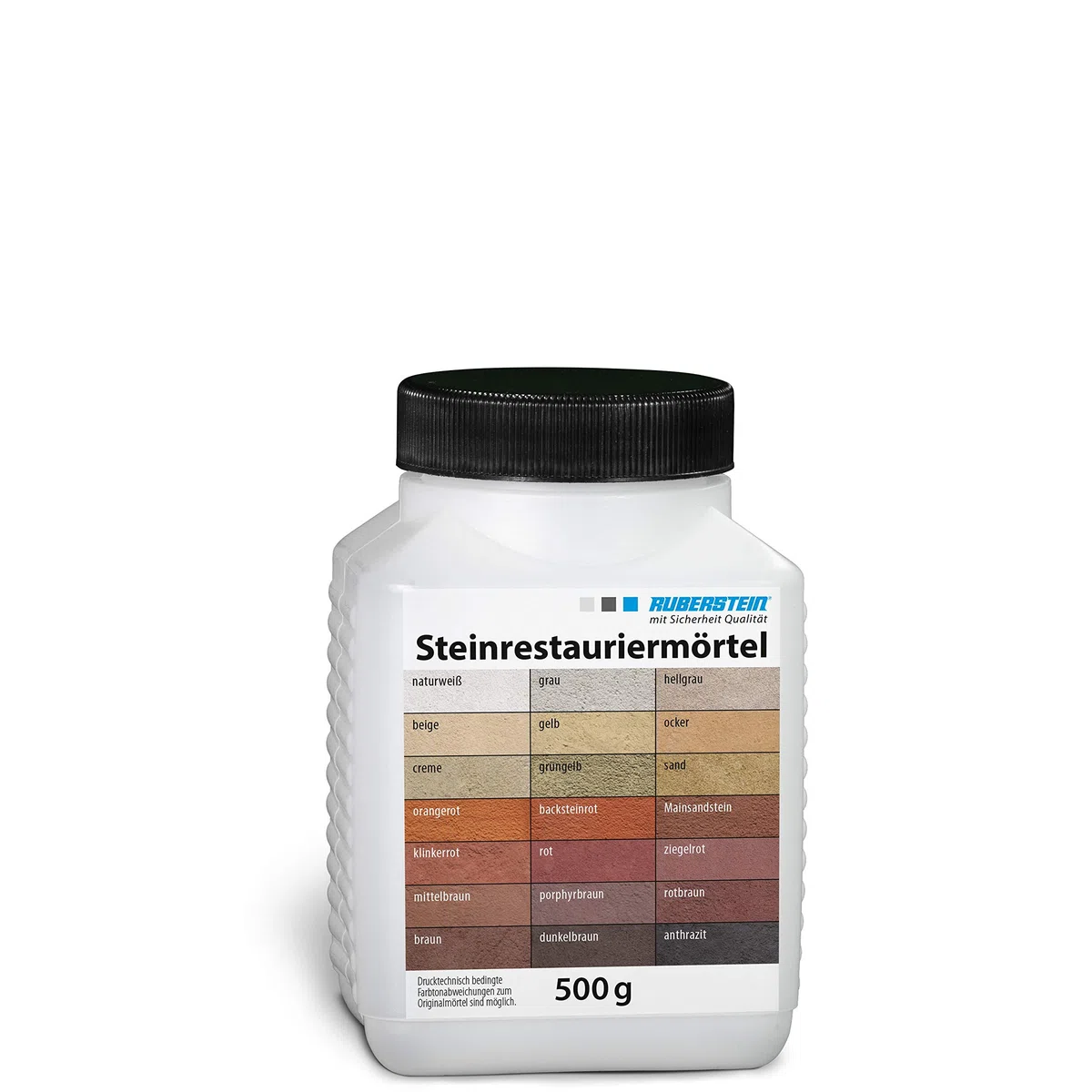 Ruberstein Steinrestauriermörtel/Reparatur mörtel/Sandstein 0,5 kg (rotbraun)
