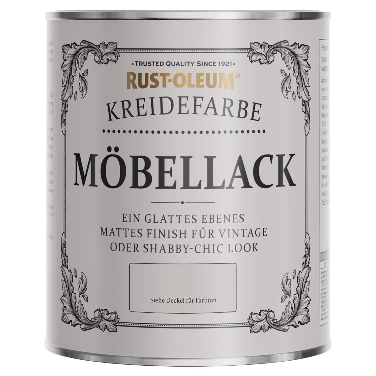 Rust-Oleum Shabby Chic grün Vintage Kreidefarbe für Möbel, wasserbasiert, geruchsarm - Olive 750ML