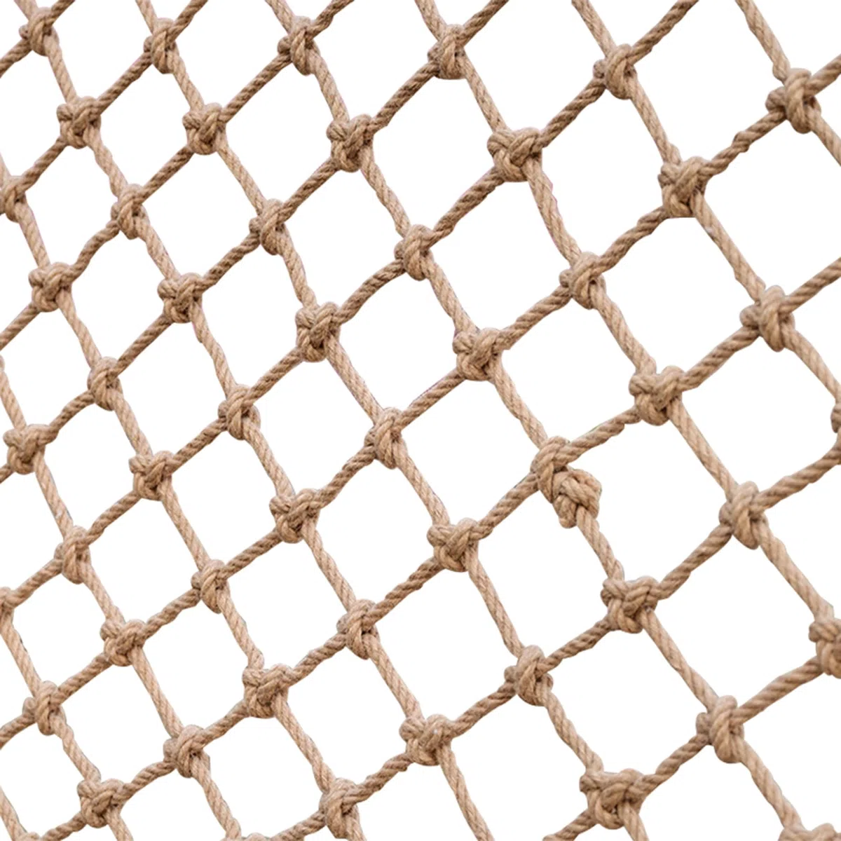 Hanfseilnetz Schutznetz Hanfnetz Sicherheitsnetz Hanfseilnetz Isolation Netz Indoor-Outdoor-Kletterschaukel Schaukel Zaun Balkon Dach Restaurant Bar Decke(Size:1 * 3m(3 * 10ft))