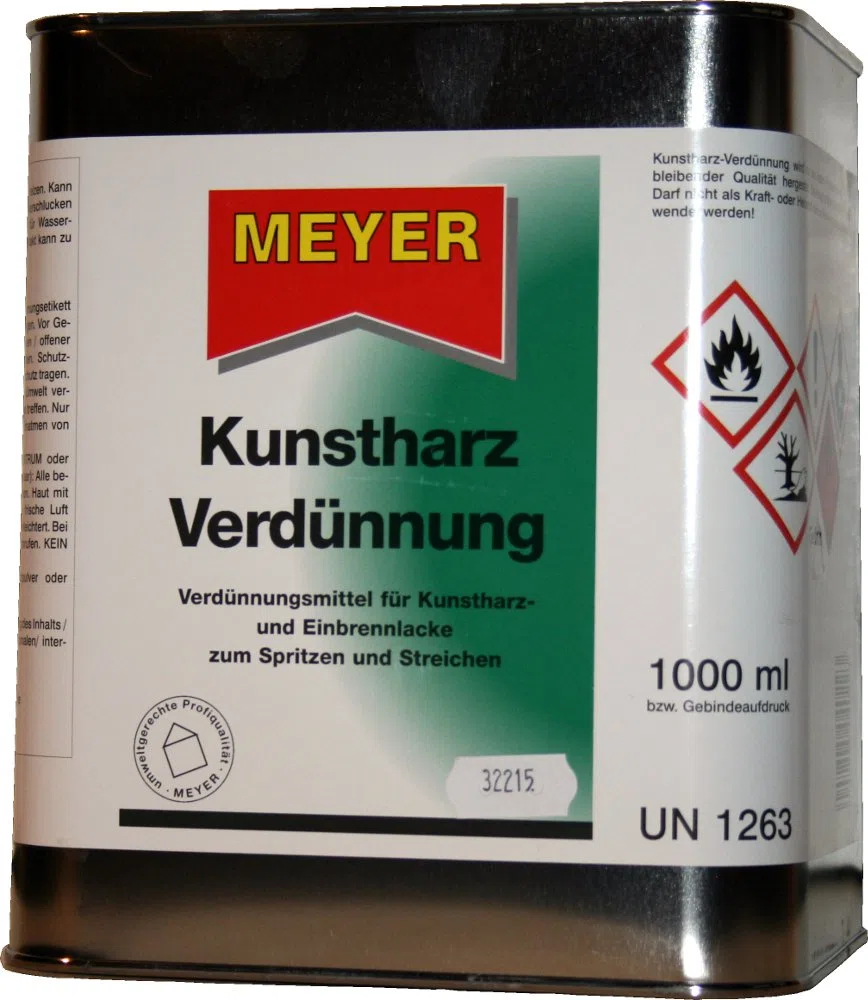 Kunstharzverdünnung, Verdünner, KH Verdünnung, Verdünnung, Alkydharz Verdünner, 3 Liter