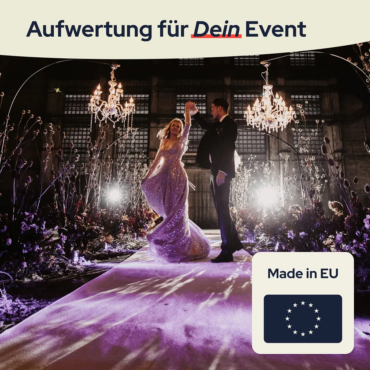Primaflor Messeteppich Podium | Rosa | 100 x 300 cm | Flacher Eventteppich aus 100 % Polypropylen, CFL-S1, Precoat-Rücken, 2 mm hoch, für Messe und Event