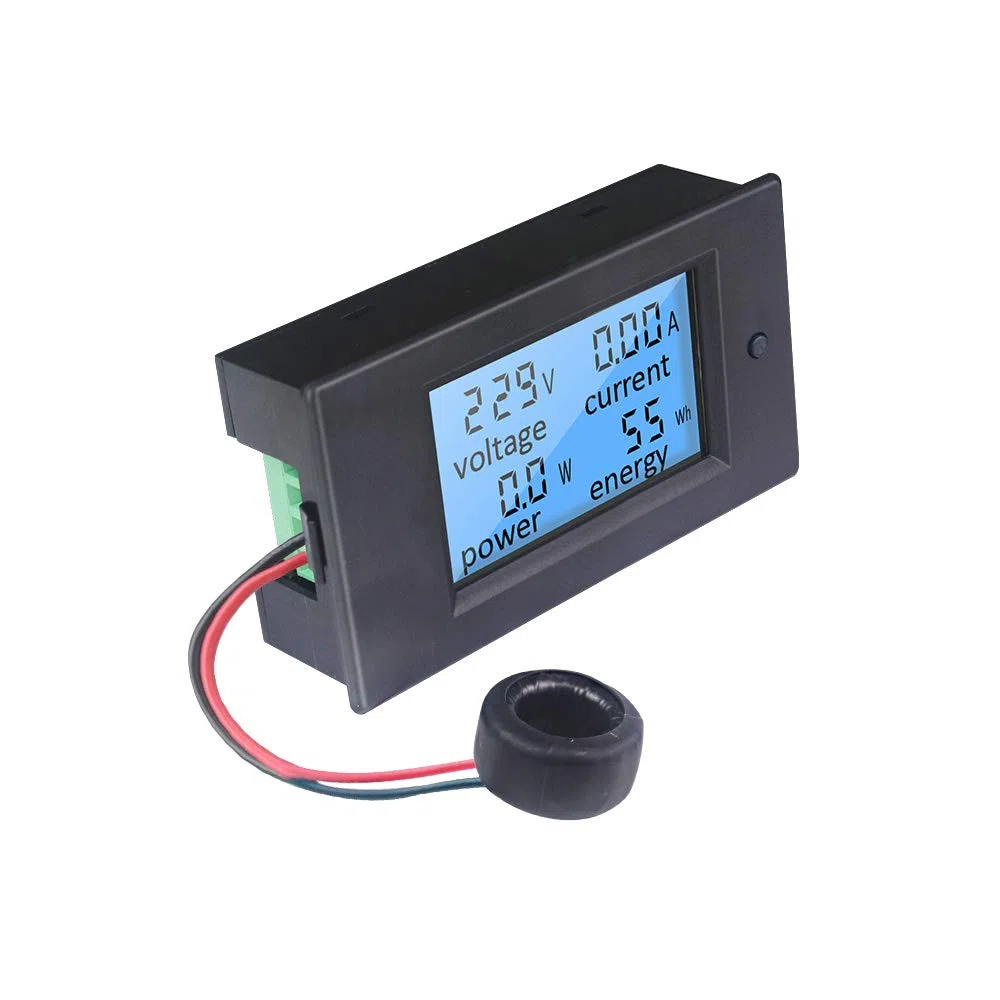 KETOTEK Amperemeter Voltmeter Wattmeter Stromzähler AC 80~260V 100A Spannungsmesser Leistungsmesser Energiemessgerät, Digital Volt Ampere Watt Anzeige AC Messgerät Spannungsanzeige Stromanzeige