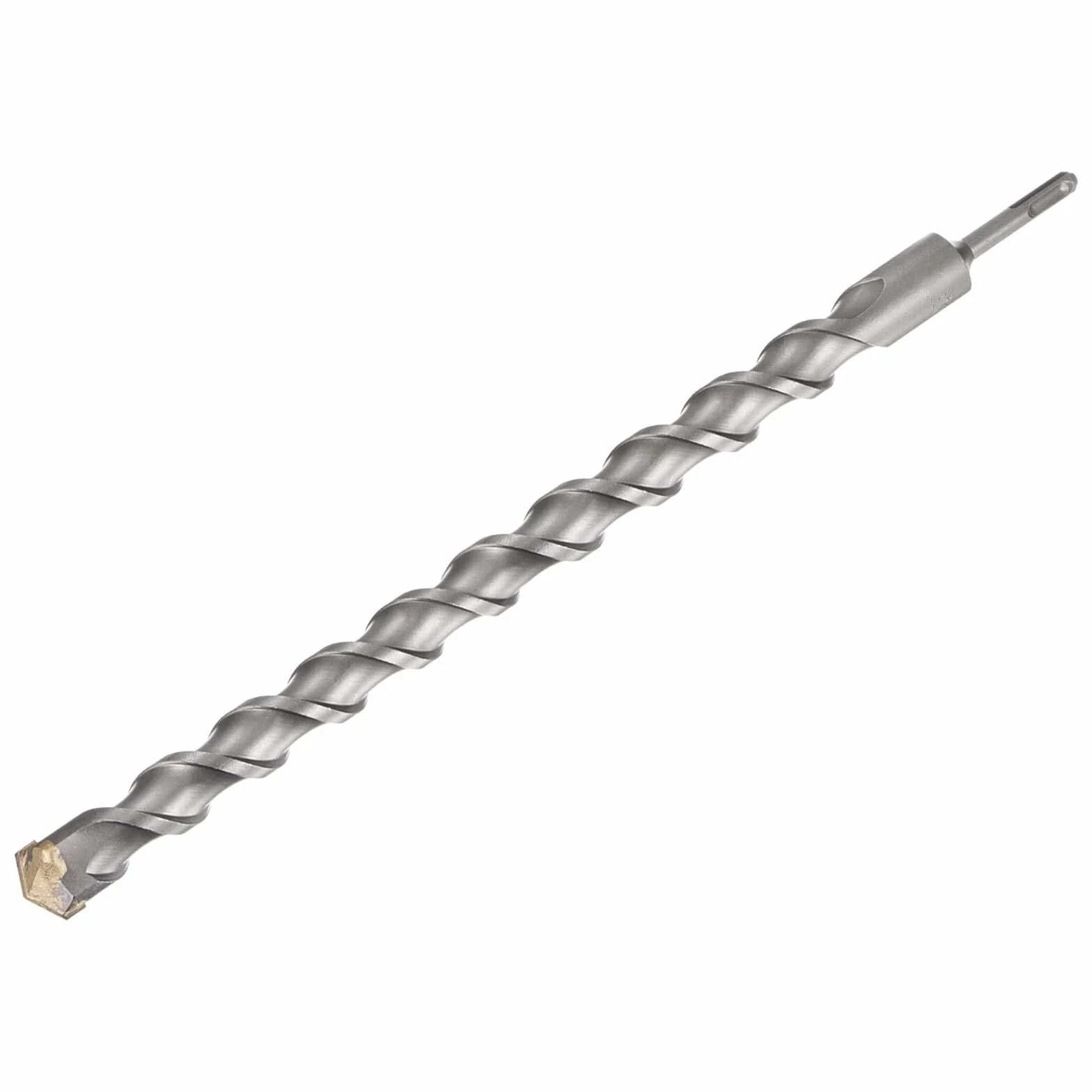 1 Stück 500 mm extra langer Bohrhammer-Steinbohrer, Durchmesser 12–35 mm, Hartmetallspitze, SDS-Plus-Betonbohrer, Schlagbohrer for Mauerwerk, Beton, Ziegel, Stein, Zementblöcke(12mm)