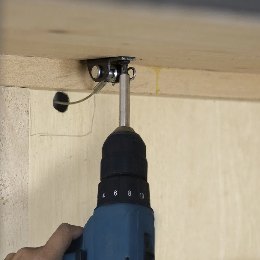 Hangman Kippschutz-Set gegen das Herunterfallen von Möbeln, aus Stahl (TK-400-2)