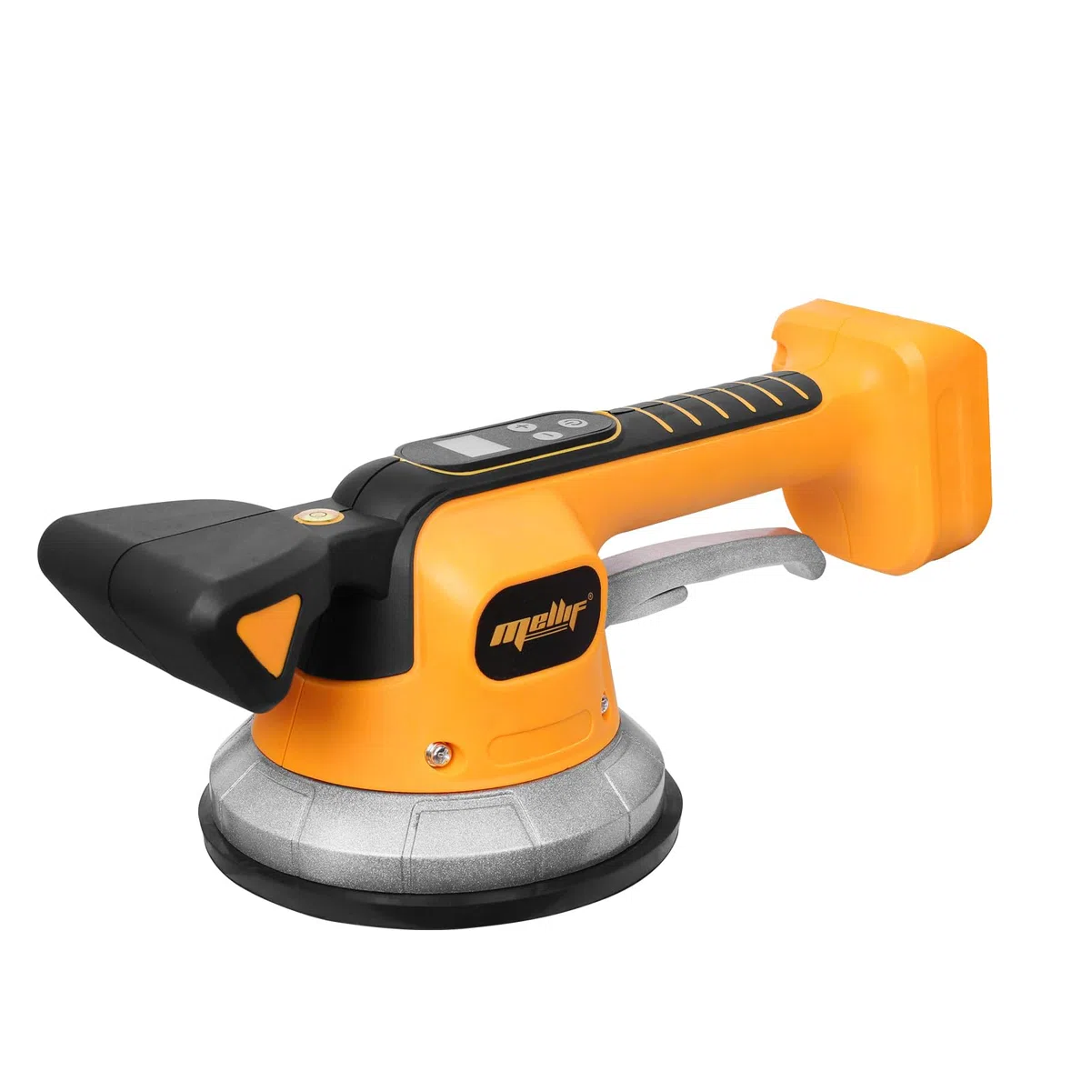 Fliesen-Vibrationsnivelliermaschine, Mellif Tiler Vibrator Werkzeug Kompatibel mit Dewalt 20V Max Batterie (nur Werkzeug), Zehn einstellbare Geschwindigkeit, Saugnapf, Digitalanzeige, Schlossdesign