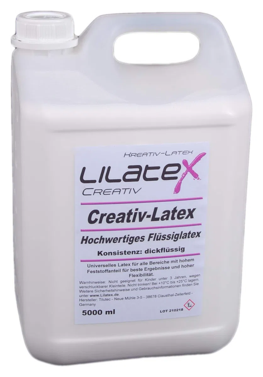 Dickflüssiges Latex / Latexmilch 5 Liter