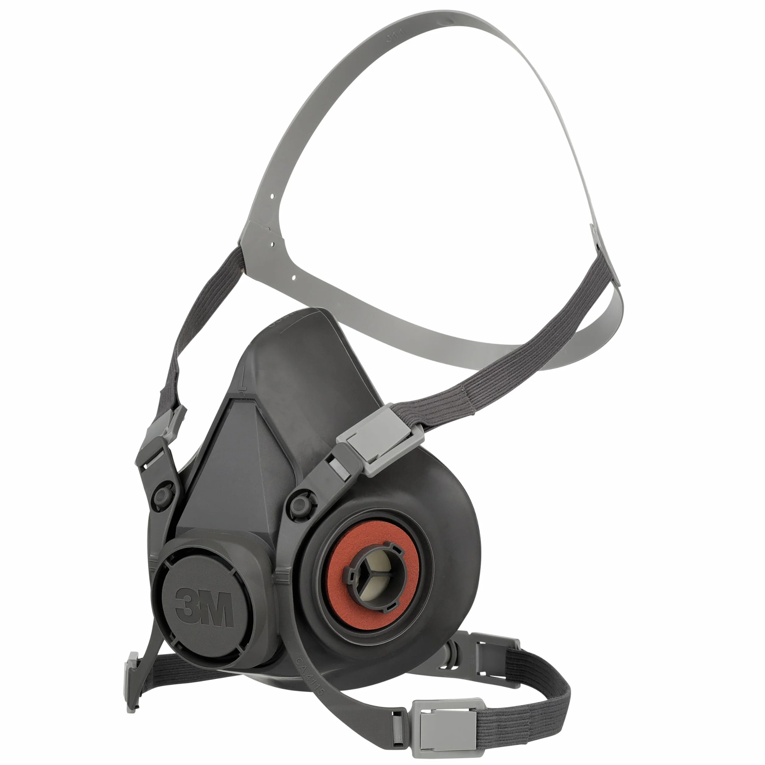 3M Mehrweg-Halbmaske 6300L (Maskenkörper ohne Filter), Größe L, Atemschutz, 1 Stück
