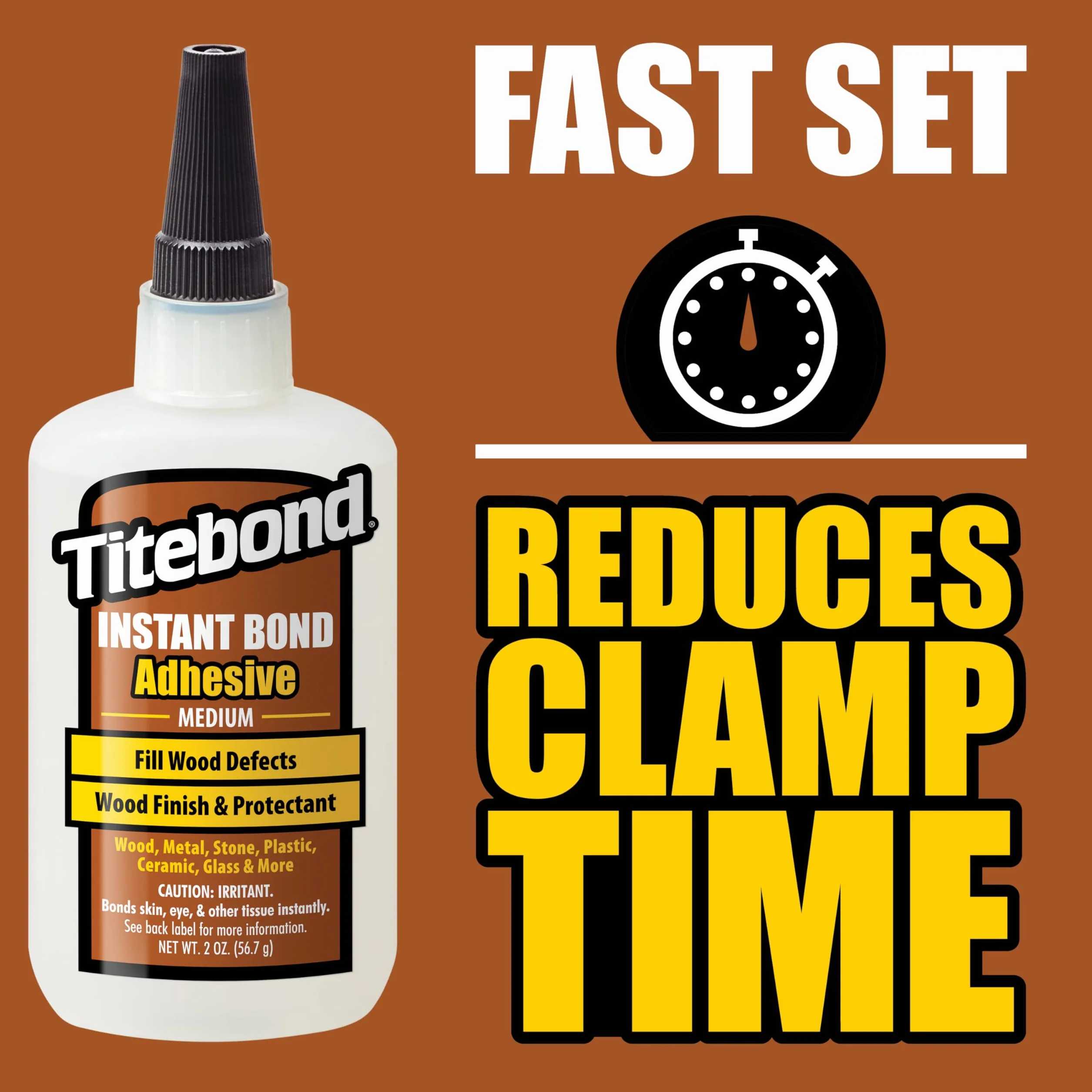 Titebond medium Sekunden-Kleber für die Holzbearbeitung, 57 g, 621/1