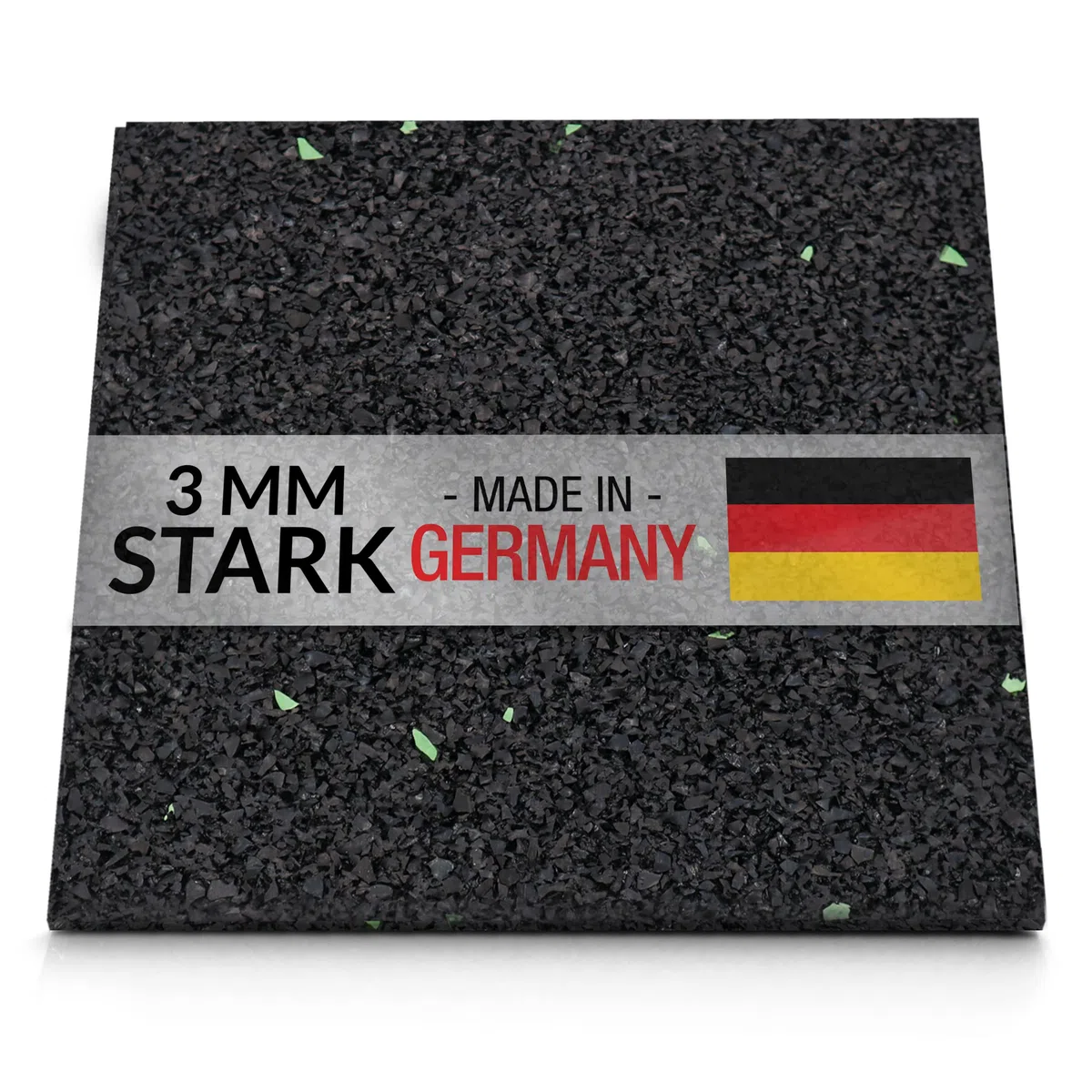 150 Stück 3 mm 90 x 90 mm Terrassenpad, Terrassenpads aus Gummi – Unterlagepads für die Unterkonstruktion ihrer Terrassen Balkon oder Gartenhütte