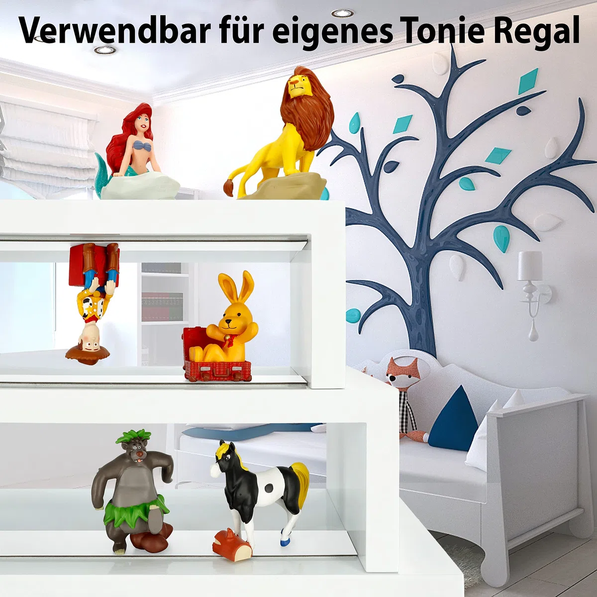 MEISTERWERK Metallband Selbstklebend Für Tonies, Magnete & Tonie Tribüne Mit Starkem Schaumstoffkleber - Magnetband Und Magnetleiste